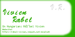 vivien rabel business card